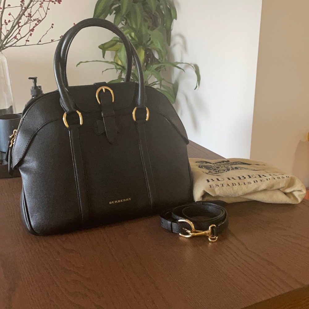 Burberry Black Top Handle Bag